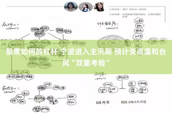 股票如何放杠杆 宁波进入主汛期 预计受高温和台风“双重考验”