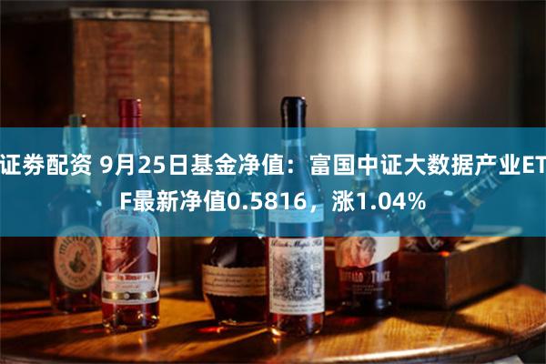 证劵配资 9月25日基金净值：富国中证大数据产业ETF最新净值0.5816，涨1.04%