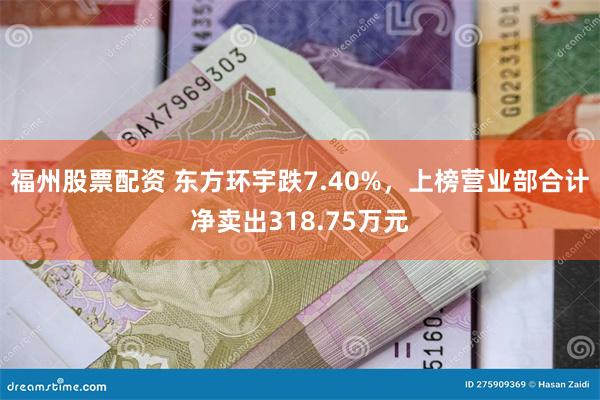 福州股票配资 东方环宇跌7.40%，上榜营业部合计净卖出318.75万元